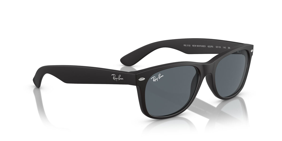 Ray-Ban New Wayfarer 0RB2132 622/R5 55 Black/ Blue