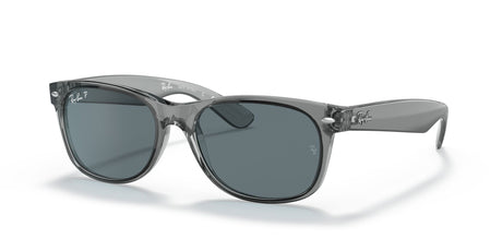 Ray-Ban New Wayfarer 0RB2132 64503R 52 Transparent Grey/ Dark Blue 52 / Crystal / Nylon / Nylon
