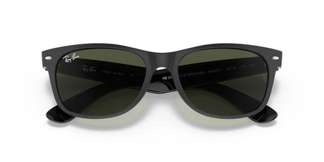Ray-Ban New Wayfarer 0RB2132 646231 52 Black/ Green 52 / Crystal / Nylon / Nylon