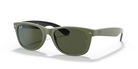 Ray-Ban New Wayfarer 0RB2132 646531 55 Green/ Green 55 / Crystal / Nylon / Nylon