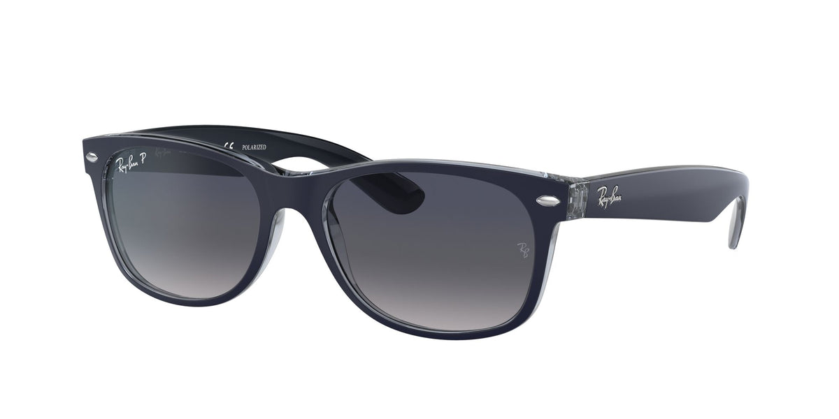 Ray-Ban New Wayfarer 0RB2132 660778 55 Blue/ Blue Gradient 55 / Crystal / Nylon / Nylon