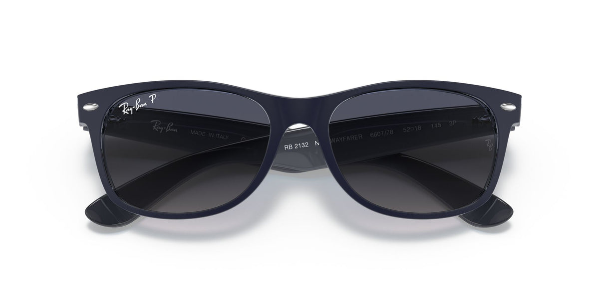 Ray-Ban New Wayfarer 0RB2132 660778 55 Blue/ Blue Gradient 55 / Crystal / Nylon / Nylon