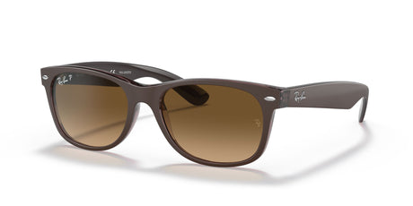 Ray-Ban New Wayfarer 0RB2132 6608M2 52 Transparent Brown/ Brown 52 / Crystal / Nylon / Nylon