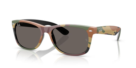 Ray-Ban New Wayfarer RB2132 6822B1 55 Black/Green Camouflage / Dark Grey
