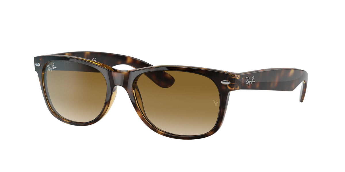 Ray-Ban New Wayfarer 0RB2132 710/51 52 Light Havana/ Light Brown Gradient 52 / Crystal / Nylon / Nylon