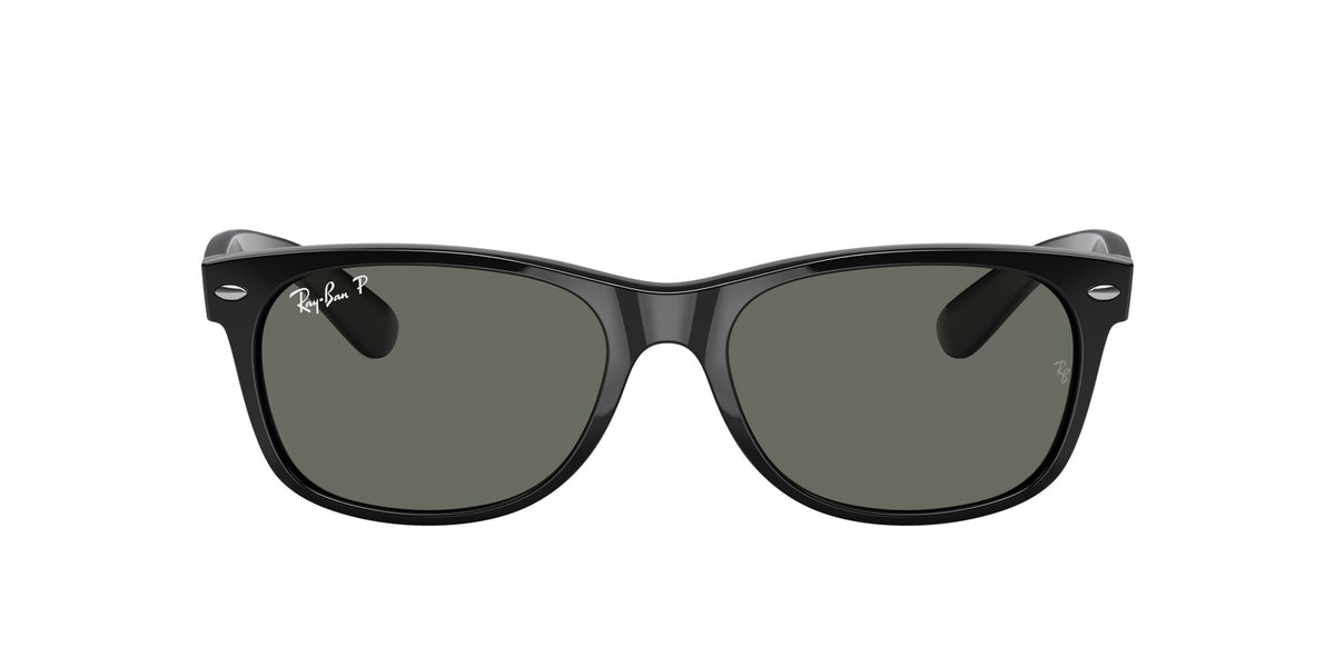 Ray-Ban New Wayfarer 0RB2132 901/58 55 Black/ Green