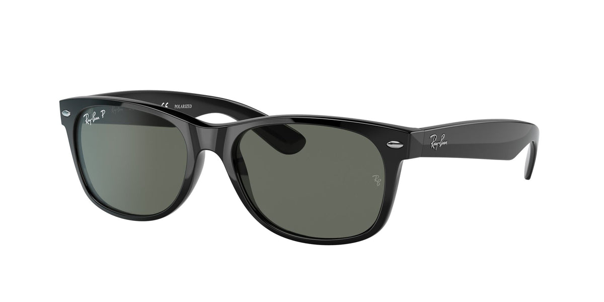 Ray-Ban New Wayfarer 0RB2132 901/58 55 Black/ Green