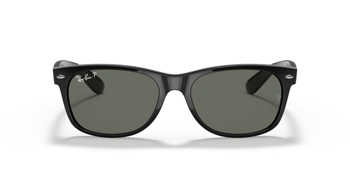 Ray-Ban New Wayfarer 0RB2132 901/58 55 Black/ Green