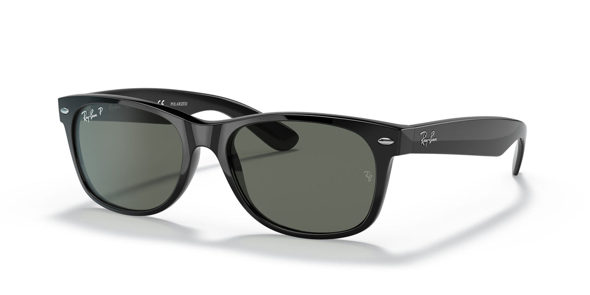 Ray-Ban New Wayfarer 0RB2132 901/58 55 Black/ Green