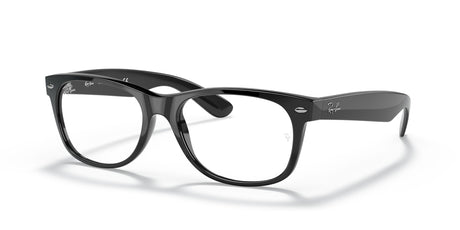 RB 2132 Ray-Ban New Wayfarer Black / Clear with Blue-Light Filter 55 55 / Crystal / Nylon / Nylon
