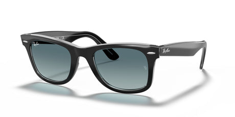 Ray-Ban Wayfarer 0RB2140 12943M 50 Black On Transparent/ Blue Gradient 50 / Crystal / Acetate / Acetate