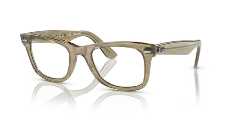 Ray-Ban Wayfarer 0RB2140 1387GG 50 Photo Striped Grey/ Clear/Blue