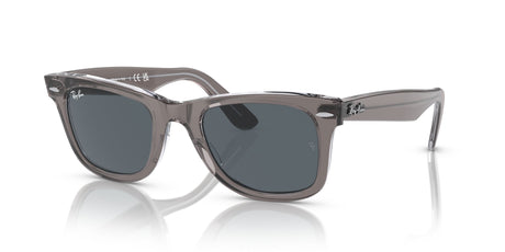 Ray-Ban Wayfarer 0RB2140F 1355R5 52 Grey On Transparent/ Blue