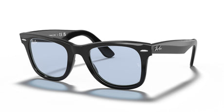 Ray-Ban Wayfarer 0RB2140F 901/64 52 Black/ Blue/Grey Classic 52 / Crystal / Acetate / Acetate
