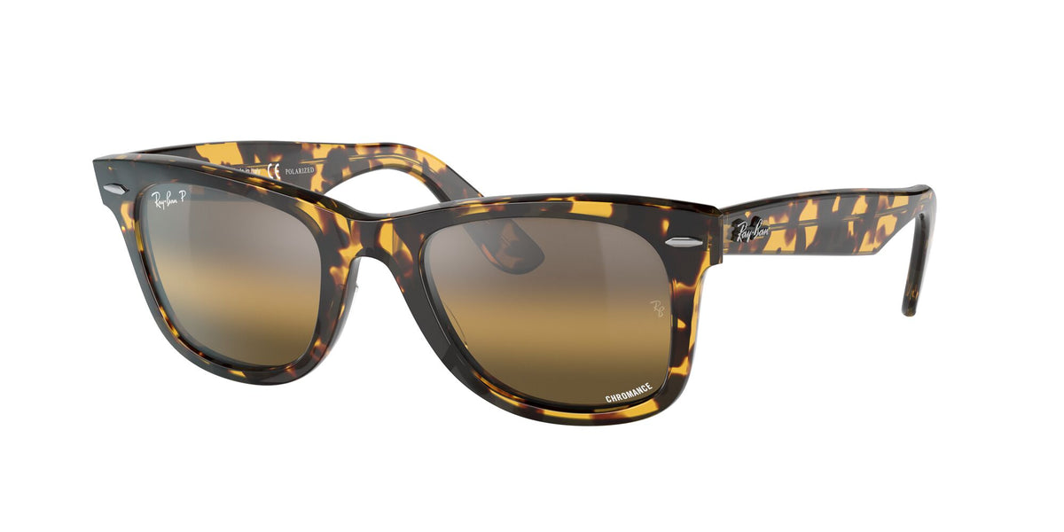 RB 2140F Ray-Ban Wayfarer Transparent Blue / Silver/Brown 52 52 / Crystal / Acetate / Acetate
