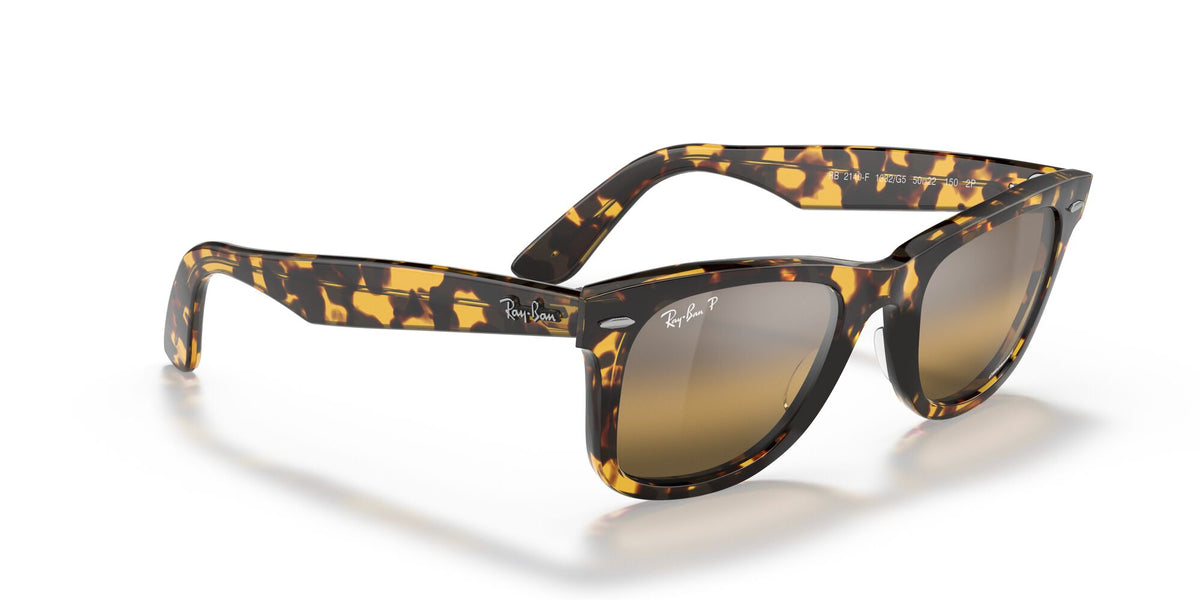 RB 2140F Ray-Ban Wayfarer Transparent Blue / Silver/Brown 52 52 / Crystal / Acetate / Acetate