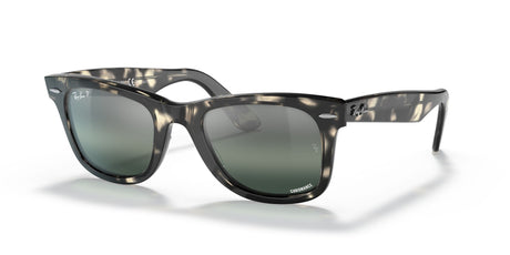 RB 2140F Ray-Ban Wayfarer Grey Havana / Silver/Blue 52 52 / Crystal / Acetate / Acetate