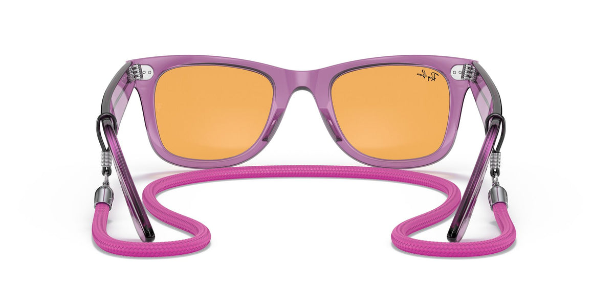 Ray-Ban 0RB2140F66131352 Transparent Violet /Orange