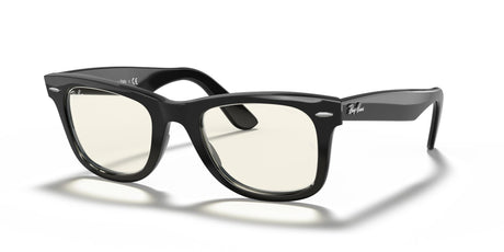 Ray-Ban Wayfarer 0RB2140F 901/5F 52 Black/ Clear Grey