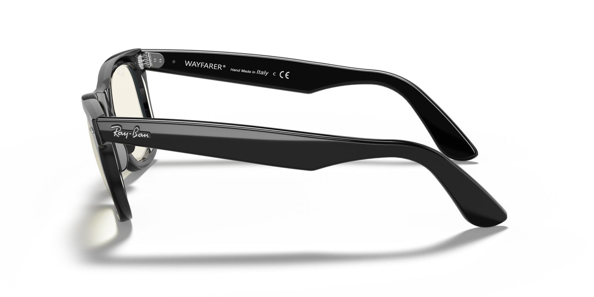 Ray-Ban Wayfarer 0RB2140 901/5F 50 Black/ Clear Grey