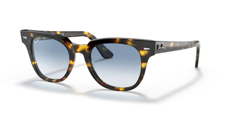 RB 2168 Ray-Ban Meteor Yellow Havana /  Clear Gradient Blue 50 50 / Crystal / Plastic