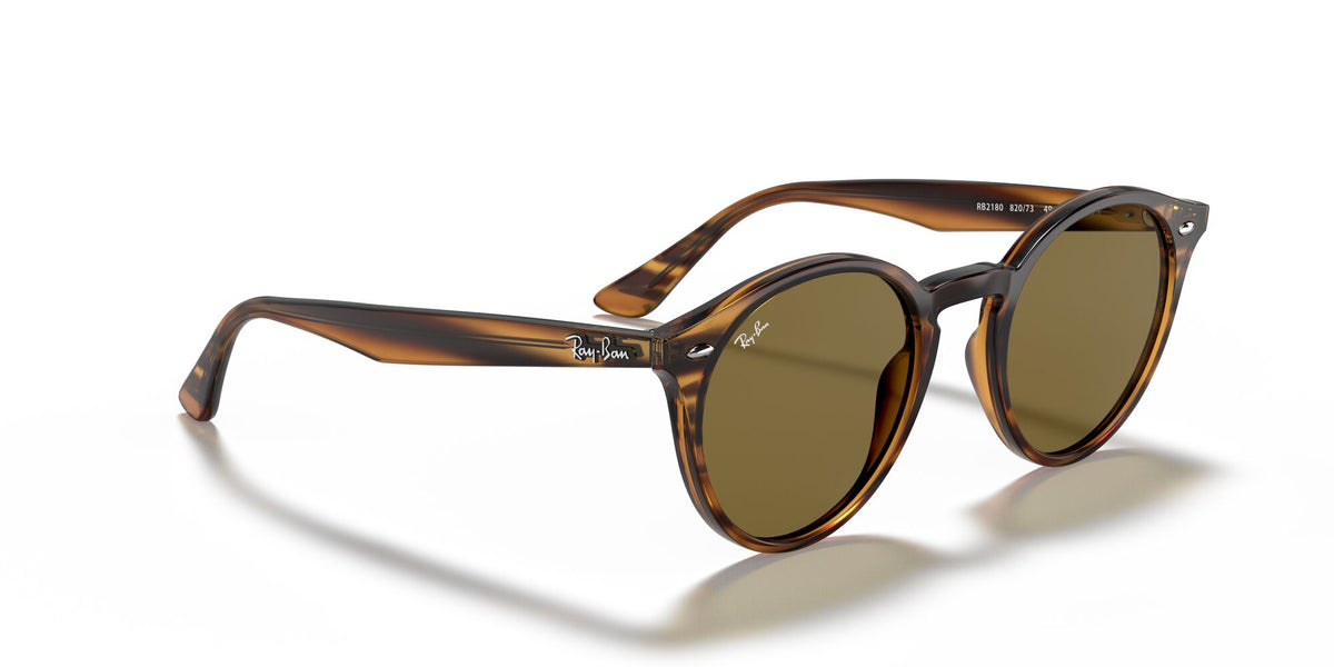 Ray-Ban0RB2180 820/73 49 Striped Red Havana/ Dark Brown