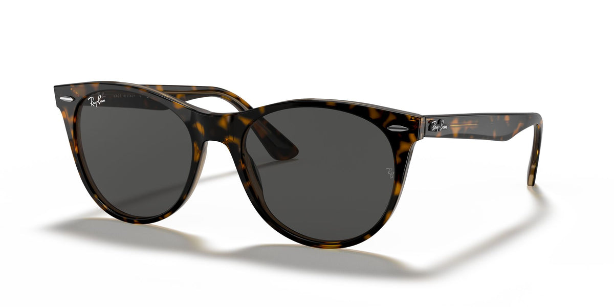 Ray-Ban Wayfarer Ii 0RB2185 1292B1 55 Havana On Transparent Brown/ Dark Grey