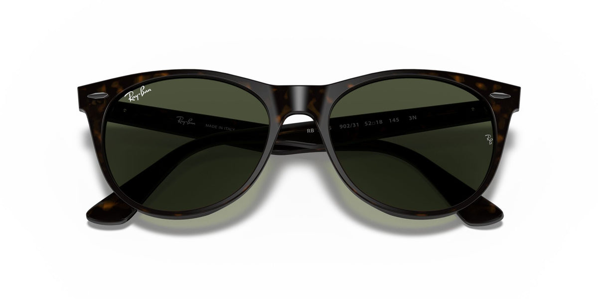 Ray-Ban Wayfarer Ii 0RB2185 902/31 55 Tortoise/ Green