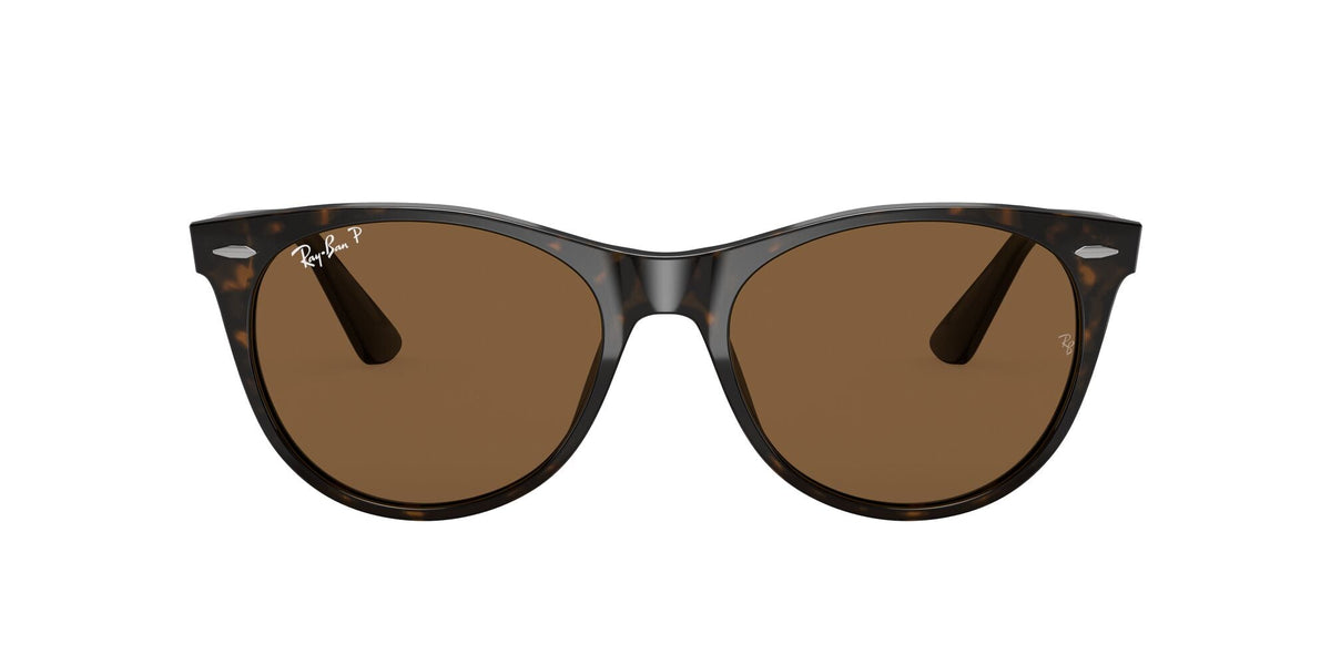 Ray-Ban Wayfarer Ii 0RB2185 902/57 55 Spotted Havana/ Brown - Blue Star Eyewear