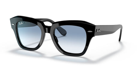 Ray-Ban State Street 0RB2186 901/3F 49 Black/ Clear/Blue 49 / Crystal / Acetate / Acetate