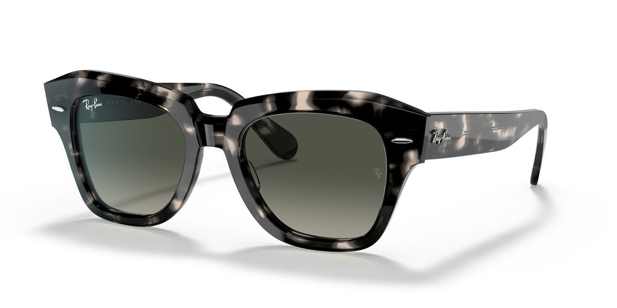 Ray-Ban State Street 0RB2186 133371 52 Grey Havana/ Grey Gradient 52 / Crystal / Acetate / Acetate