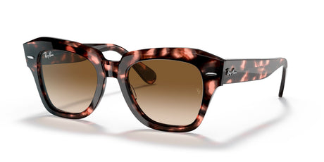Ray-Ban State Street 0RB2186 133451 52 Pink Havana/ Light Brown Gradient 52 / Crystal / Acetate / Acetate