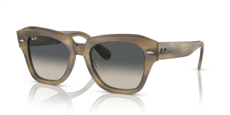 Ray-Ban State Street 0RB2186 140571 52 Striped Green/ Grey