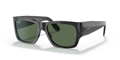Ray-Ban Wayfarer Nomad 0RB2187 901/58 54 Black/ Polarized Green Classic G-15 54 / Crystal / Acetate / Acetate
