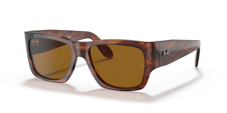 Ray-Ban Wayfarer Nomad 0RB2187 954/33 54 Striped Havana/ Brown 54 / Crystal / Plastic