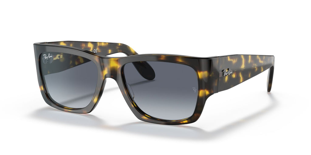 RB 2187 Ray-Ban Wayfarer Nomad Yellow Havana / Blue Gradient Grey 54 54 / Crystal / Acetate / Acetate