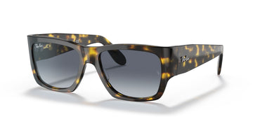 RB 2187 Ray-Ban Wayfarer Nomad Yellow Havana / Blue Gradient Grey 54 54 / Crystal / Acetate / Acetate
