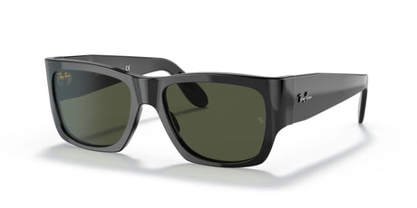 Ray-Ban Wayfarer Nomad 0RB2187 901/31 54 Black/ Green 54 / Crystal / Acetate / Acetate