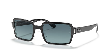 RB 2189 Ray-Ban Benji Black On Transparent /  Blue Gradient Grey 52 52 / Crystal / Plastic