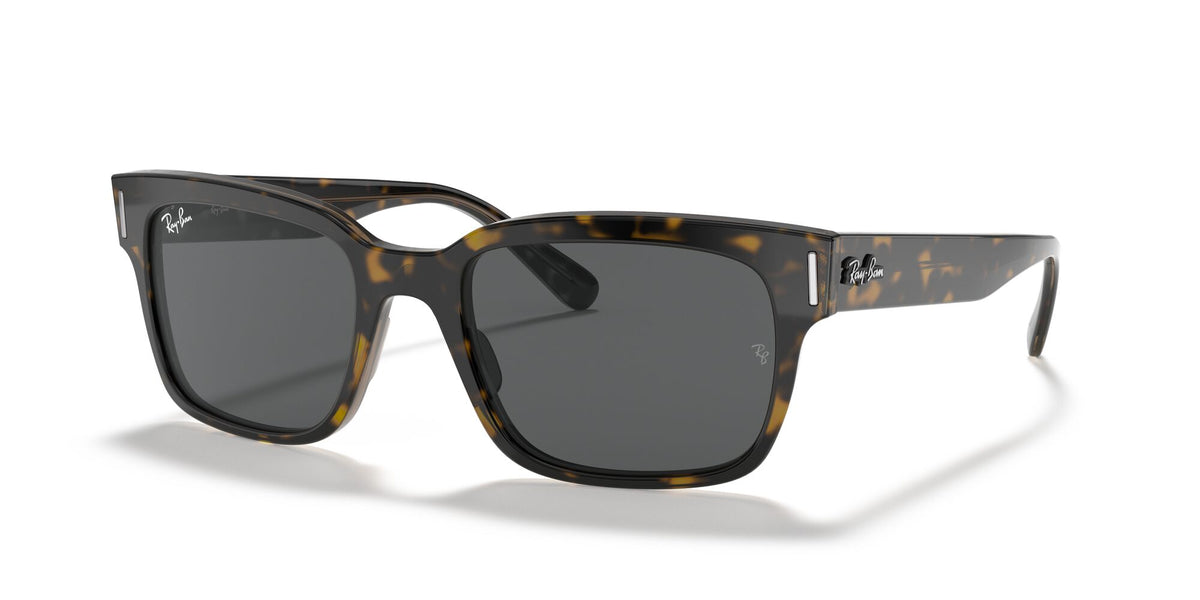 Ray-Ban Jeffrey 0RB2190 1292B1 55 Havana On Transparent Brown/ Dark Grey