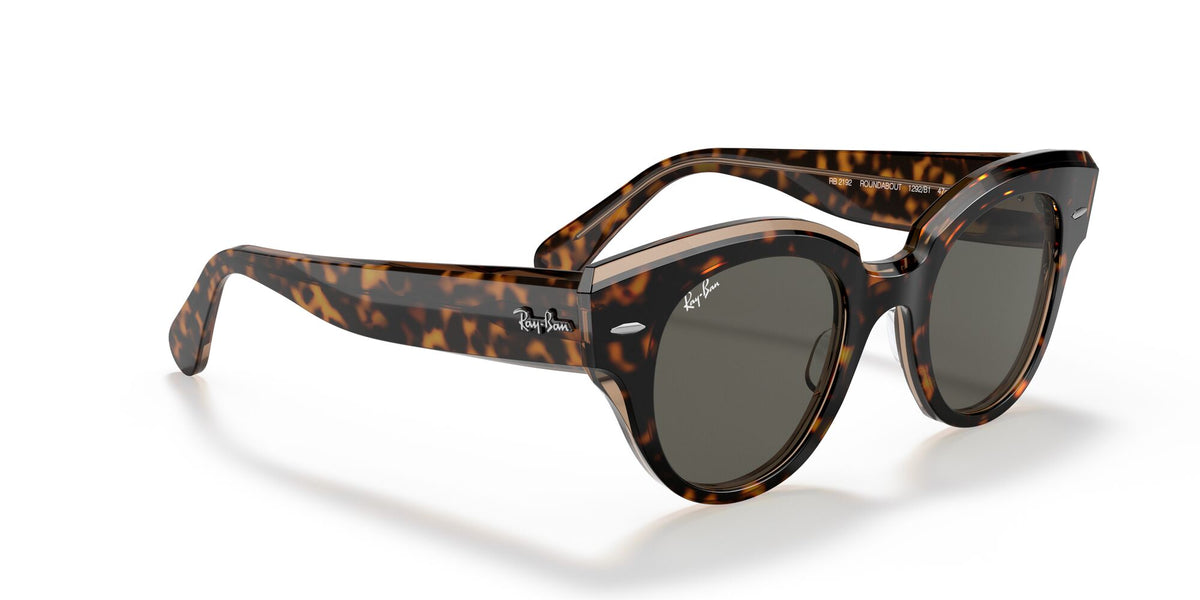 Ray-Ban 0RB21921292B147 Havana On Transparent Brown /Dark Grey