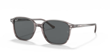 RB 2193 Ray-Ban Leonard Striped Grey /  Dark Grey 55 55 / Crystal / Plastic