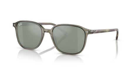 RB 2193F Ray-Ban Leonard Transparent Green / Silver 55 55 / Crystal / Acetate / Acetate