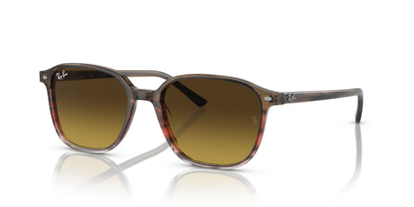 Ray-Ban Leonard 0RB2193 138085 55 Striped Brown & Red/ Brown