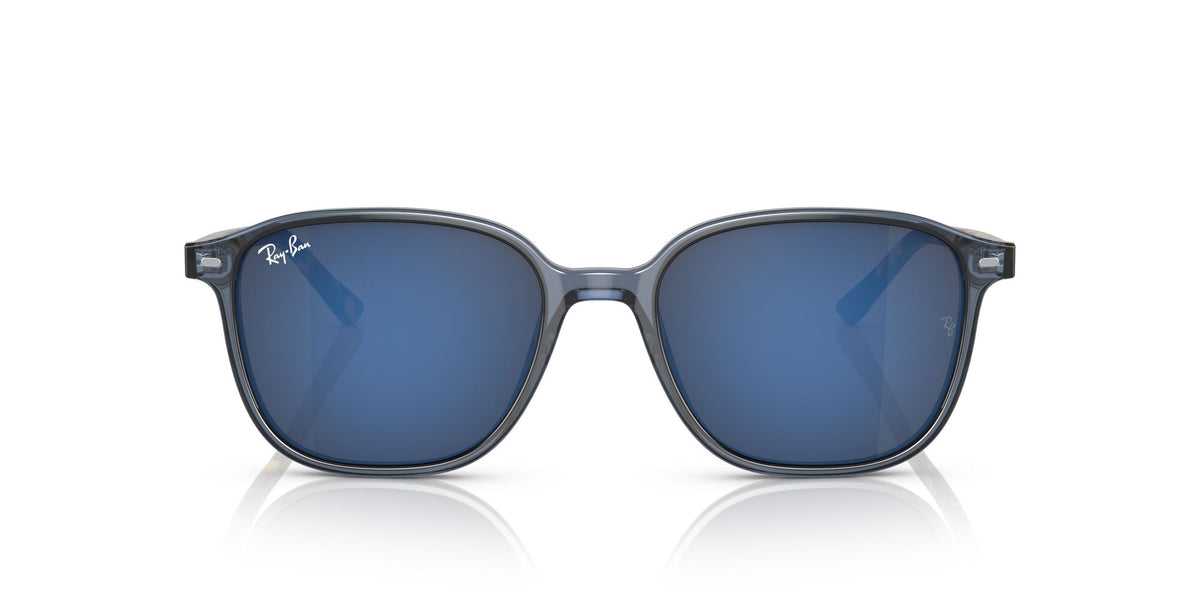 Ray-Ban Leonard 0RB2193 6638O4 51 Transparent Dark Blue/ Grey/Blue 51 / Crystal / Acetate / Acetate