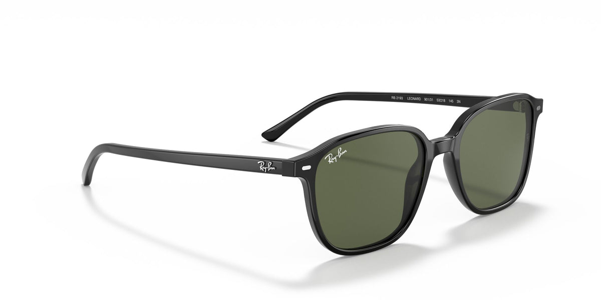 Ray-Ban Leonard 0RB2193 901/31 51 Black/ Green