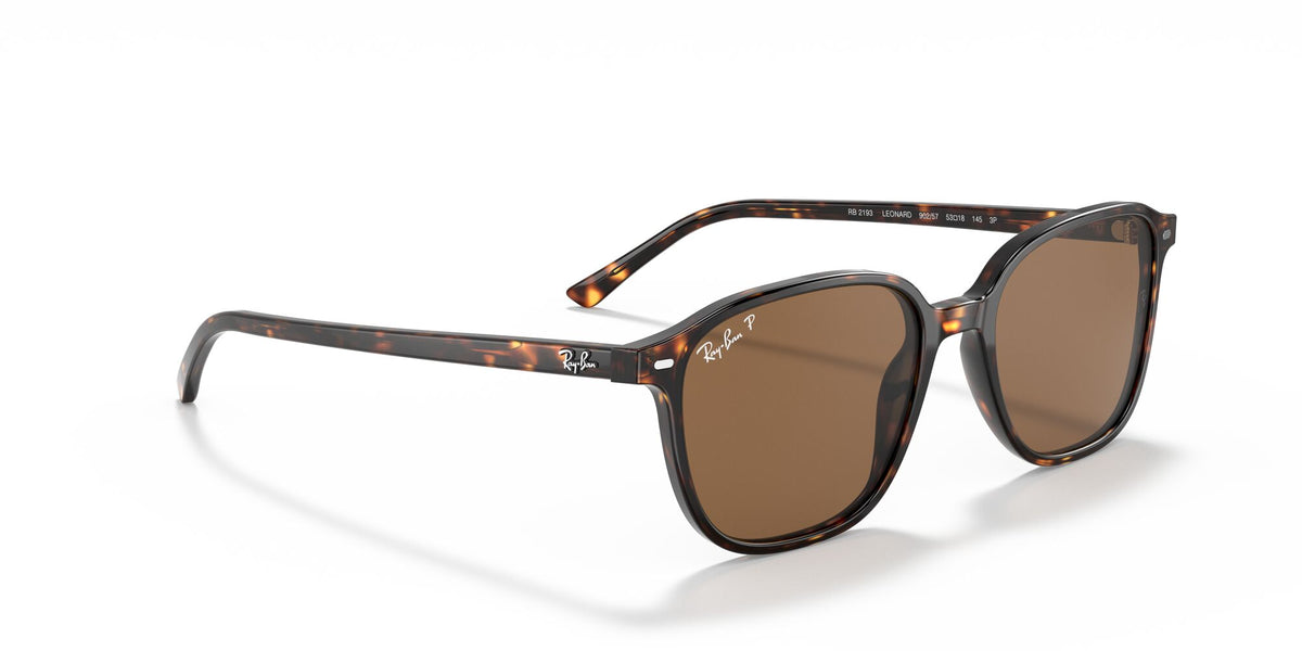 Ray-Ban Leonard 0RB2193 902/57 51 Tortoise/ Brown 51 / Crystal / Acetate / Acetate