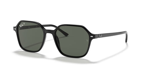 RB 2194 Ray-Ban John Black / Polarised Green Classic G-15 53 53 / Crystal / Acetate / Acetate