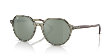 RB 2195 Ray-Ban Thalia Transparent Green / Silver 55 55 / Crystal / Acetate / Acetate