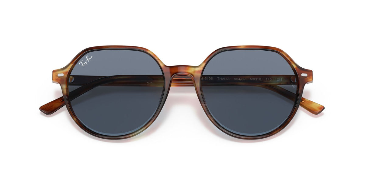Ray-Ban Thalia 0RB2195 954/62 51 Striped Havana/ Blue